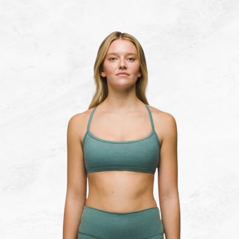 Prana Heavana Every Minute Bra - Cool Dusk Heather